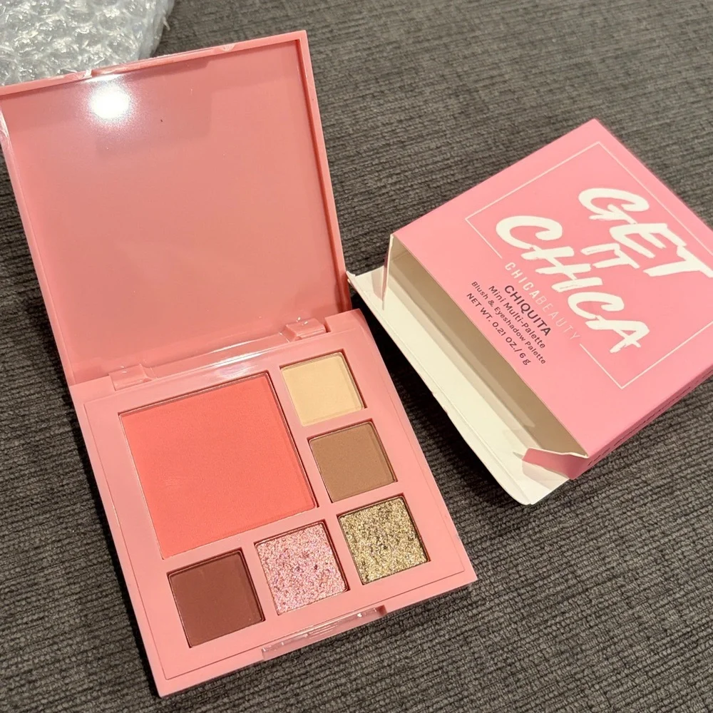 Chica Beauty Multi Eyeshadow & Blush Palette in Chiquita - NEW! makeup eye eyes
